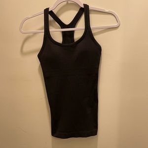 Lululemon Ribbed Black Tank Top
